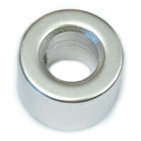 Midwest Fastener Round Spacer, Polished Stainless Steel, 3/4 in Overall Lg, 3/8 in Inside Dia, 3 PK 33344
